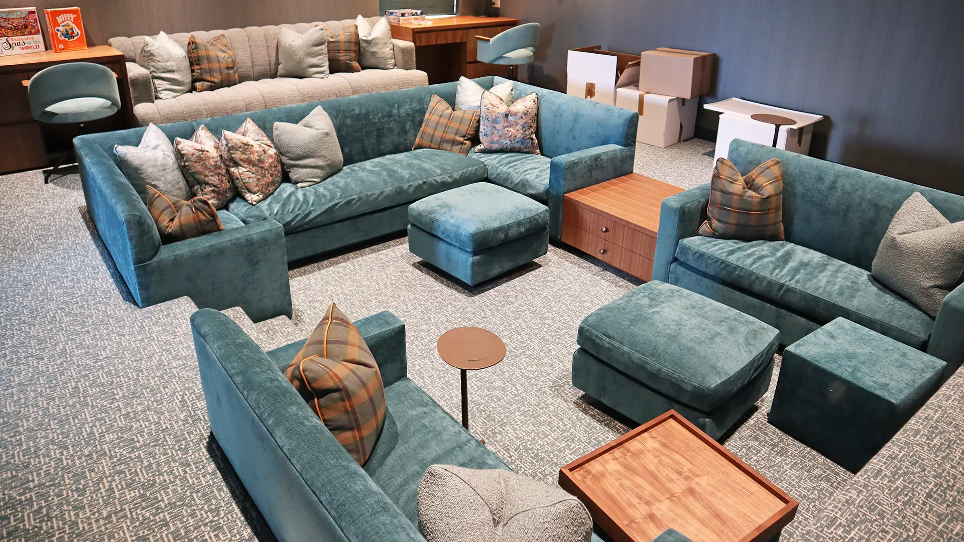 Blue Custom Furniture couches